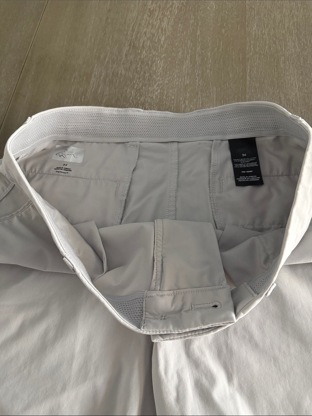Greg Norman Collection Light Gray Athletic Shorts